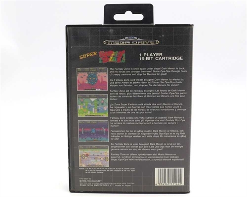 Super Fantasy Zone - Komplet I Æske - Sega Mega Drive Spil (B Grade) (Genbrug)Super Fantasy Zone - Komplet I Æske - Sega Mega Drive Spil (B Grade) (Genbrug)